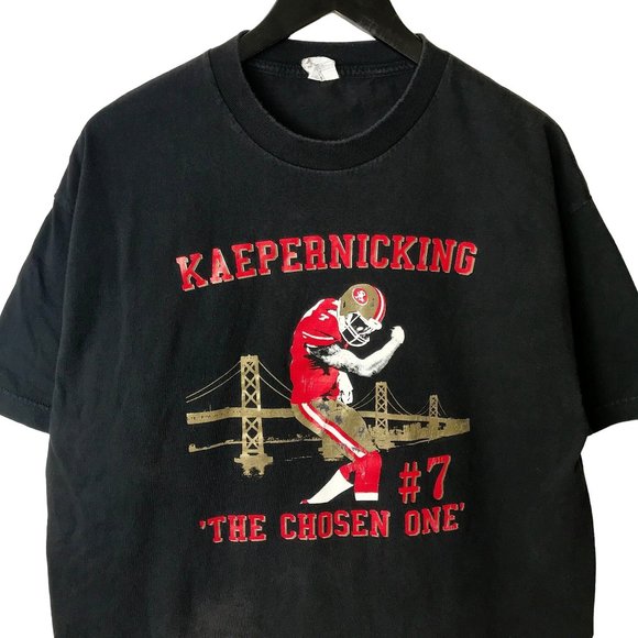 Colin Kaepernick The Chosen One 7 T Shirt Adult Black XL Extra Large Football - Picture 2 of 14